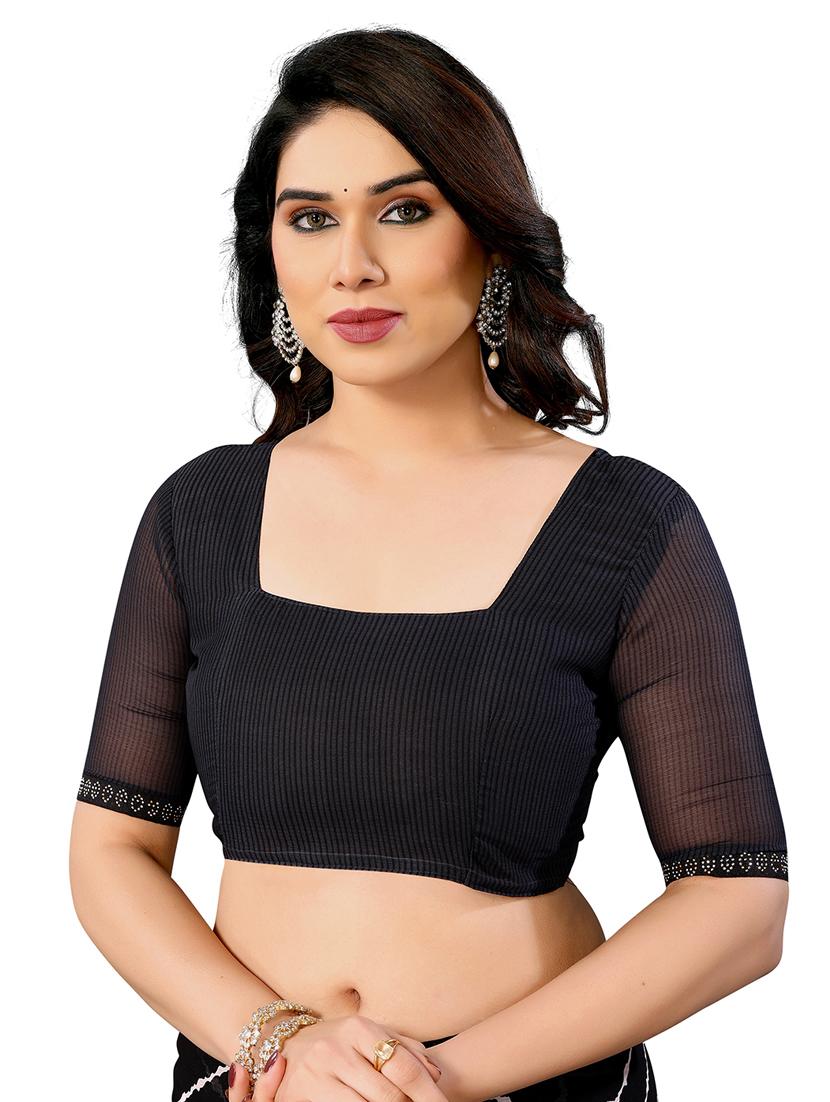 women printed casual wear saree with blouse - 22048519 - Standard Image - 5