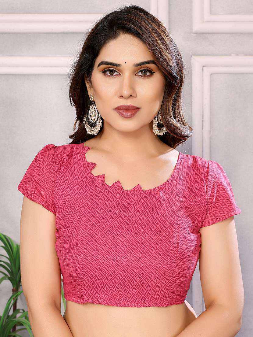 women printed casual wear saree with blouse - 22048685 -  Standard Image - 5