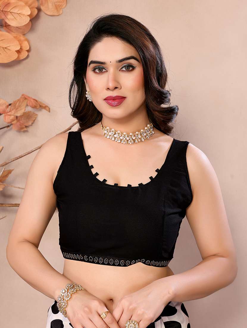 women printed casual wear saree with blouse - 22048844 - Standard Image - 5