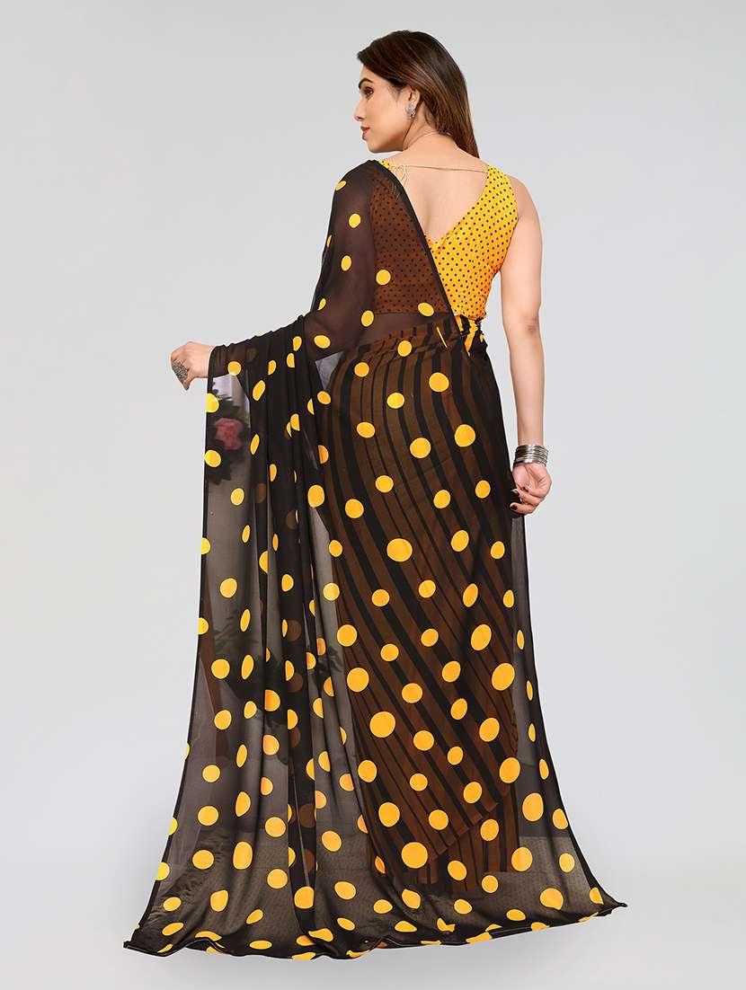 women printed casual wear saree with blouse - 22049000 -  Standard Image - 5