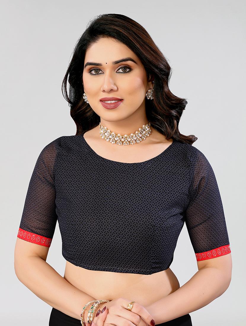 women printed casual wear saree with blouse - 22049207 - Standard Image - 5