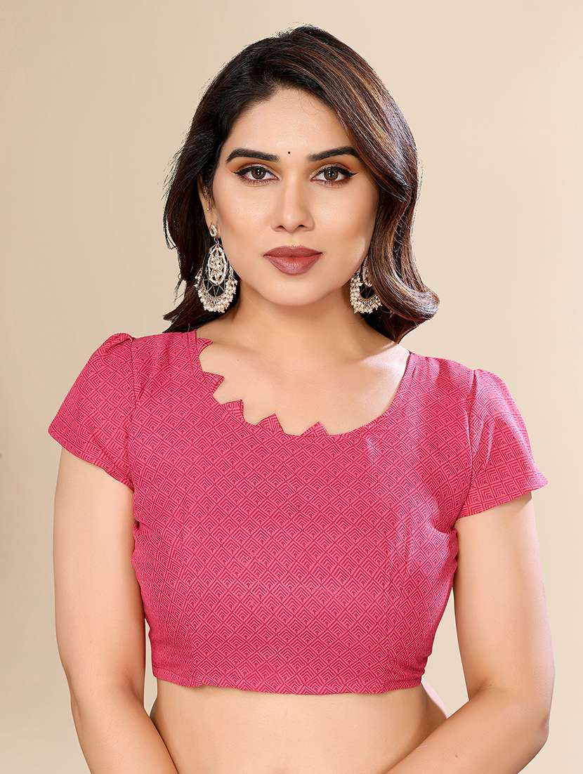 women printed casual wear saree with blouse - 22049404 -  Standard Image - 5