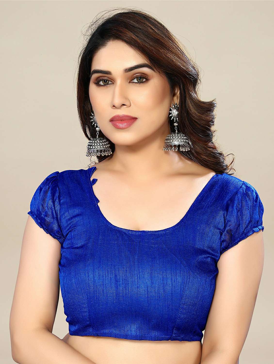 women printed casual wear saree with blouse - 22049989 -  Standard Image - 5