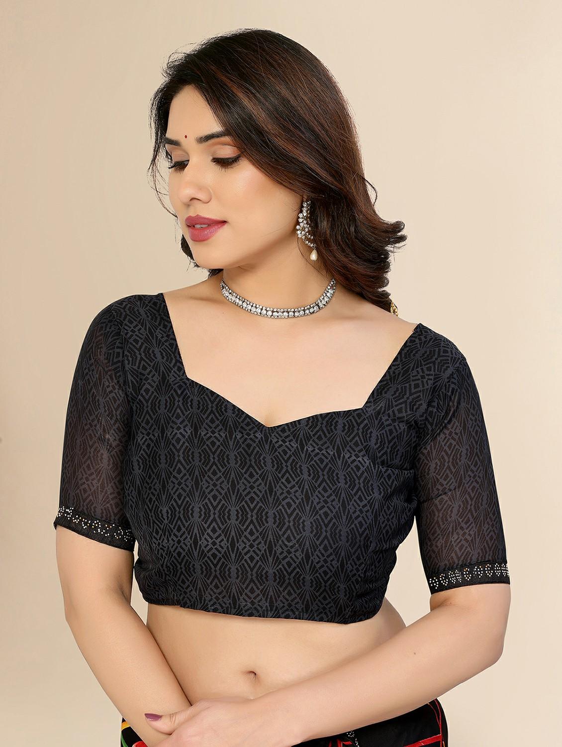 women printed casual wear saree with blouse - 22050017 - Standard Image - 5