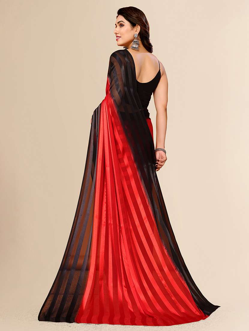 women ombre printed saree with blouse - 22050035 -  Standard Image - 3