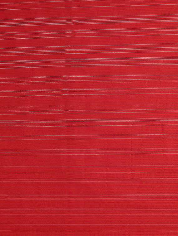 women striped plain saree with blouse - 22050037 -  Standard Image - 5