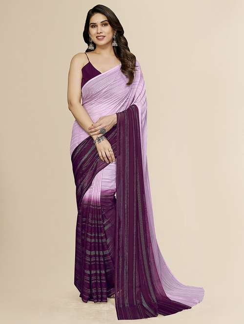 women ombre printed saree with blouse - 22050052 - Standard Image - 0