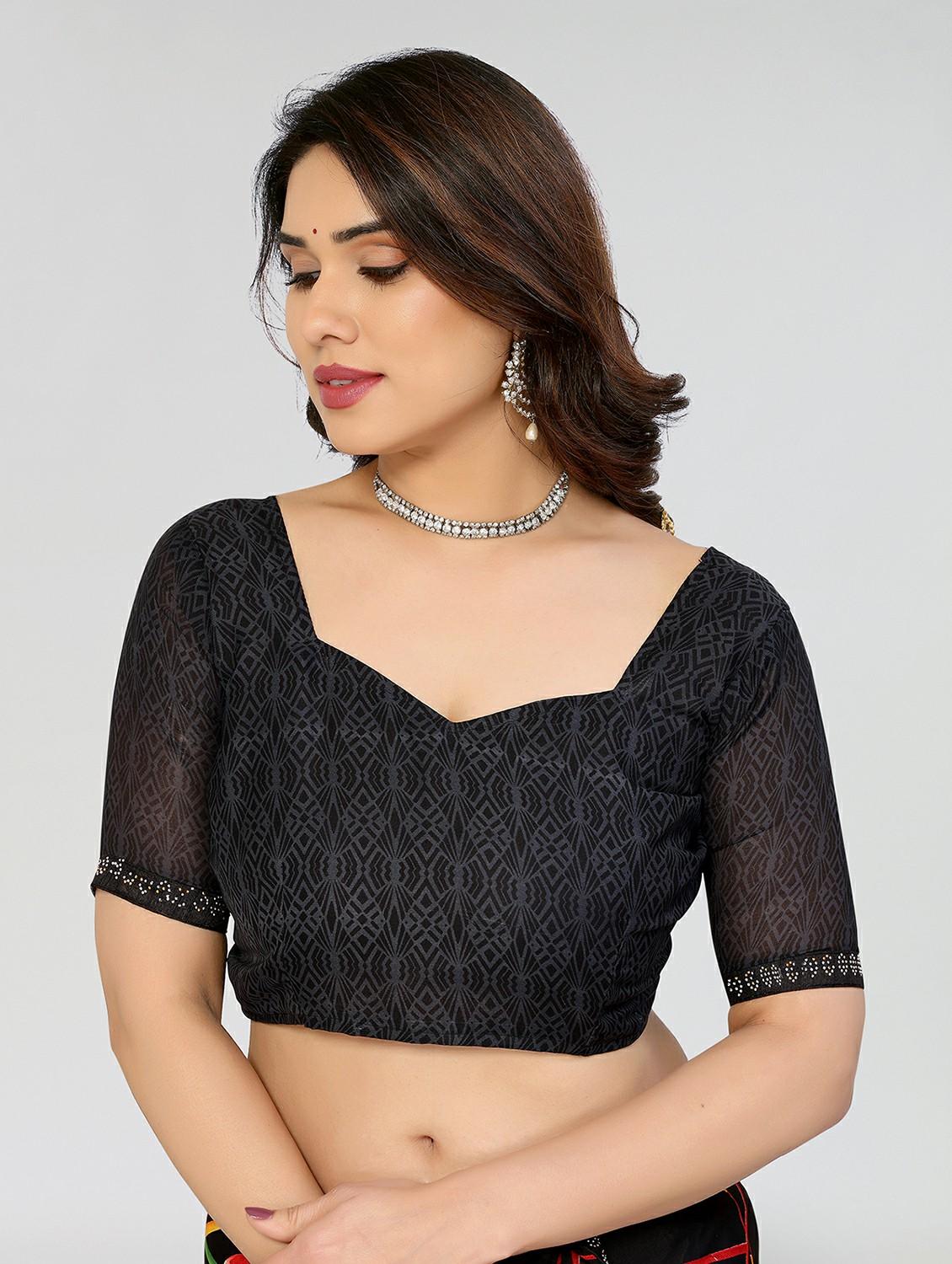 women printed casual wear saree with blouse - 22050145 - Standard Image - 5