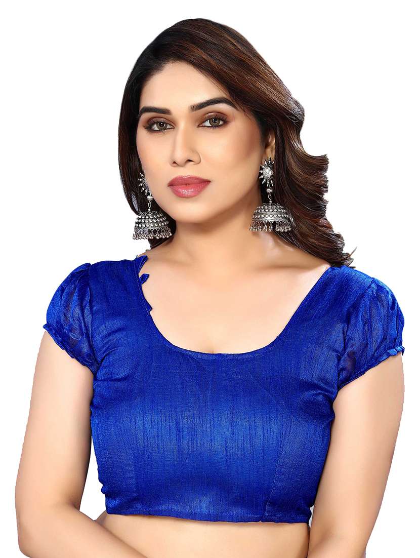 women printed casual wear saree with blouse - 22050194 -  Standard Image - 5