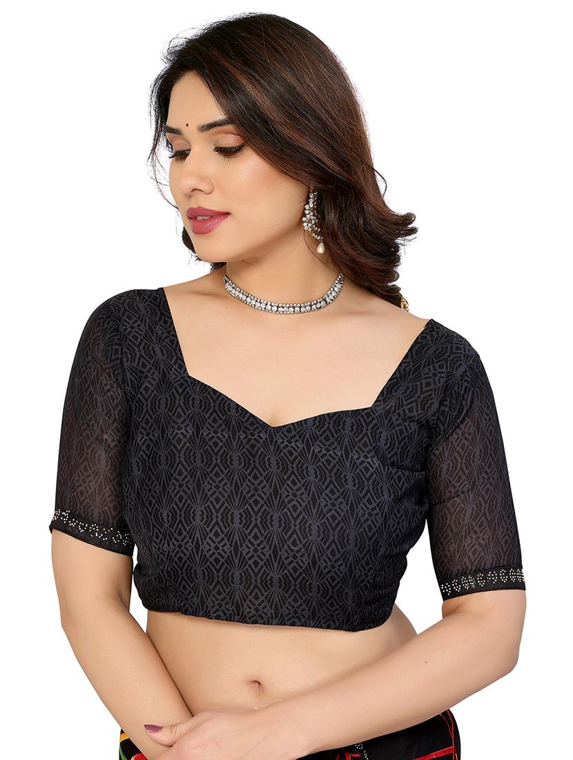 women printed casual wear saree with blouse - 22050222 - Standard Image - 5