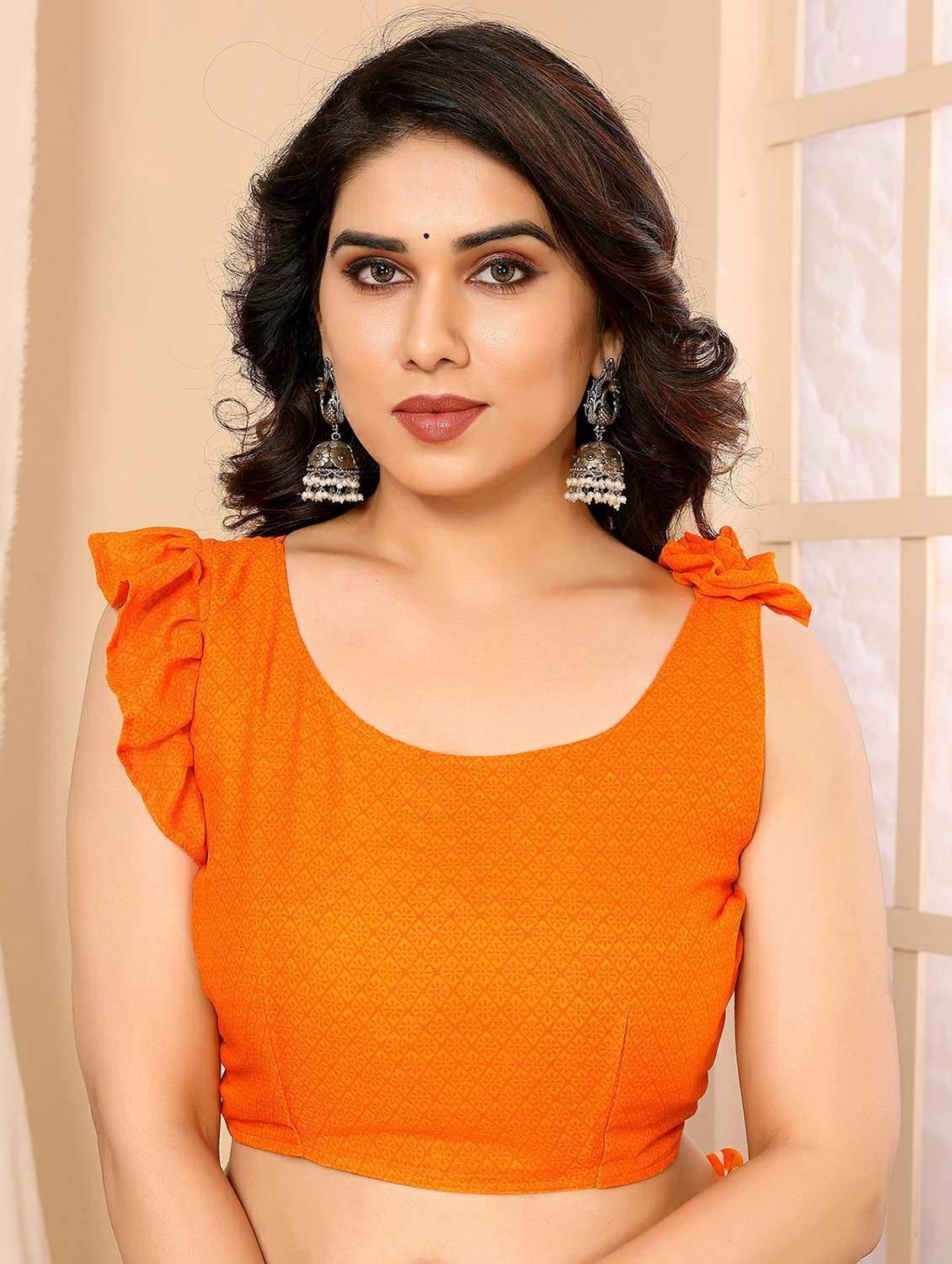 women printed casual wear saree with blouse - 22050265 -  Standard Image - 5