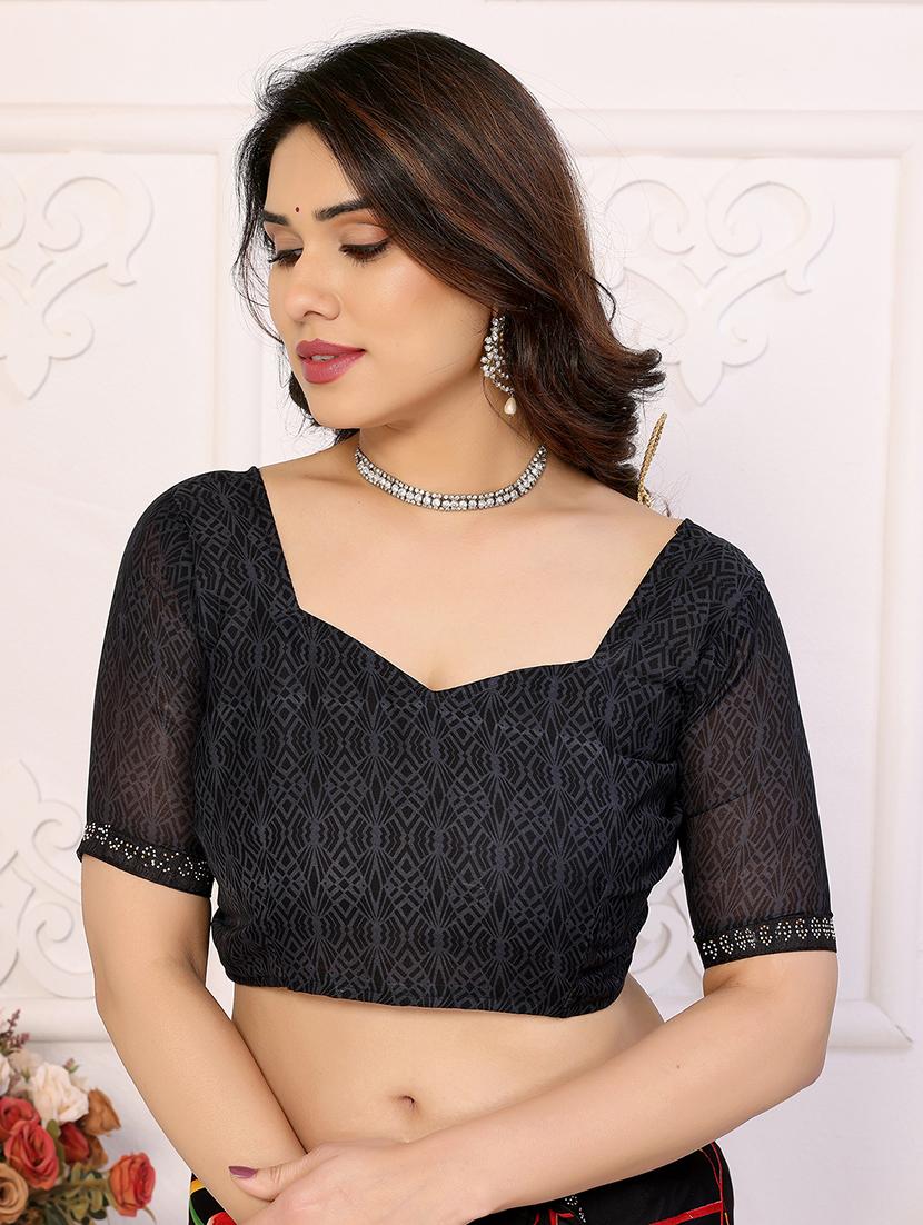women printed casual wear saree with blouse - 22050291 - Standard Image - 5