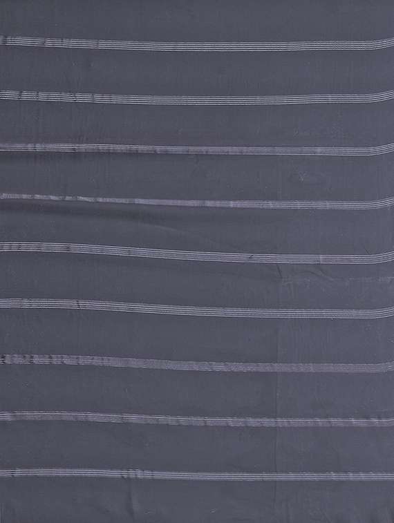 women striped plain saree with blouse - 22050325 - Standard Image - 5