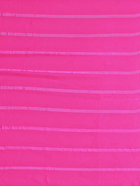women striped plain saree with blouse - 22050326 - Standard Image - 5