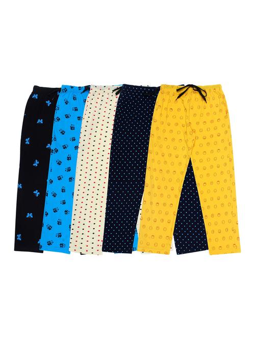 boys pack of 4 printed mid rise pyjamas - 22050663 - Standard Image - 0