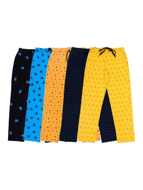 boys pack of 4 printed mid rise pyjamas - 22050668 - Standard Image - 0