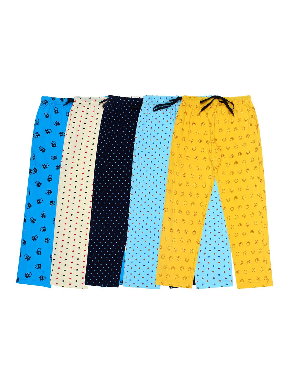 boys pack of 5 printed mid rise pyjamas - 22050678 - Zoom Image - 0