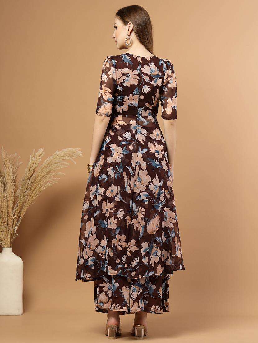 women floral print short sleeve co-ord set - 22051870 -  Standard Image - 3