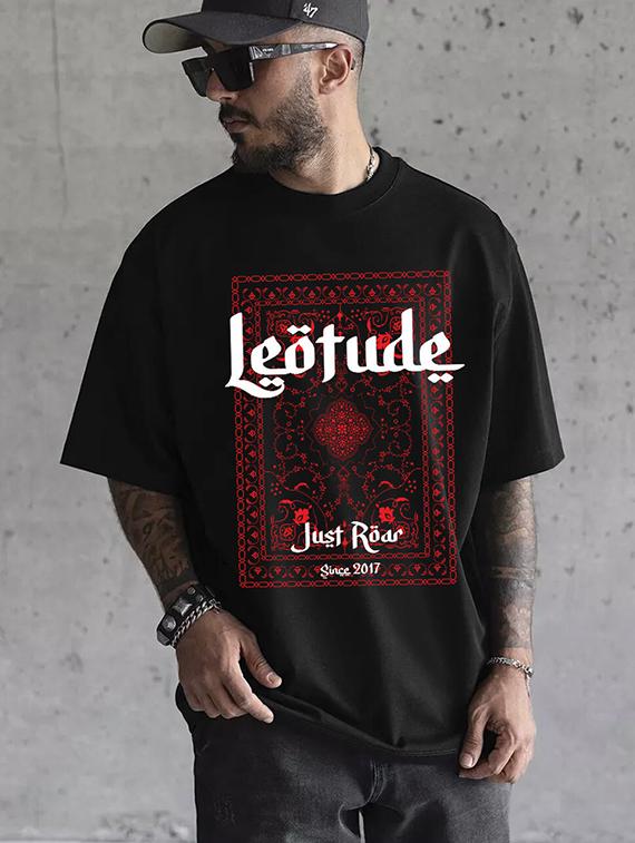 men printed short sleeve loose fit t-shirt - 22051910 - Zoom Image - 0