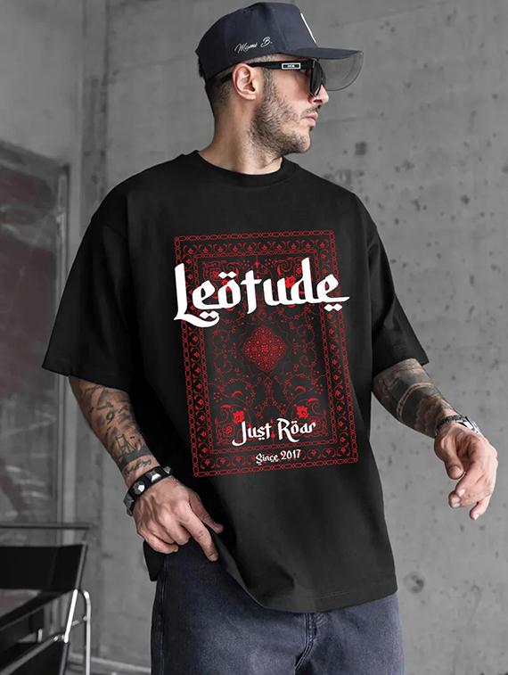 men printed short sleeve oversized t-shirt - 22051911 -  Zoom Image - 0