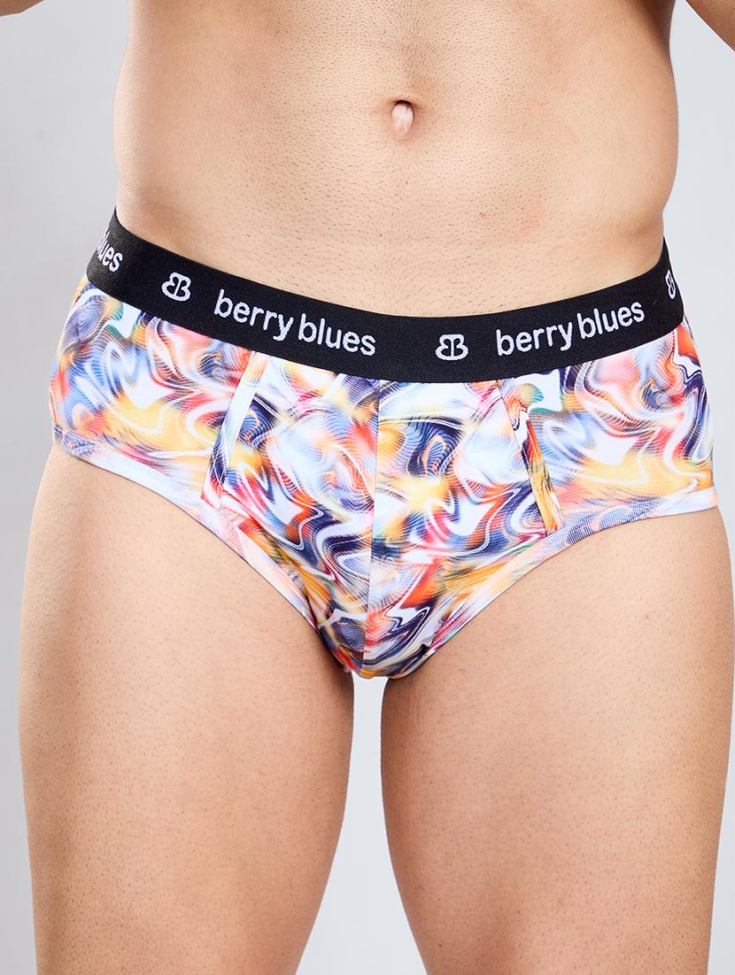 men printed mid rise brief - 22051946 - Zoom Image - 0