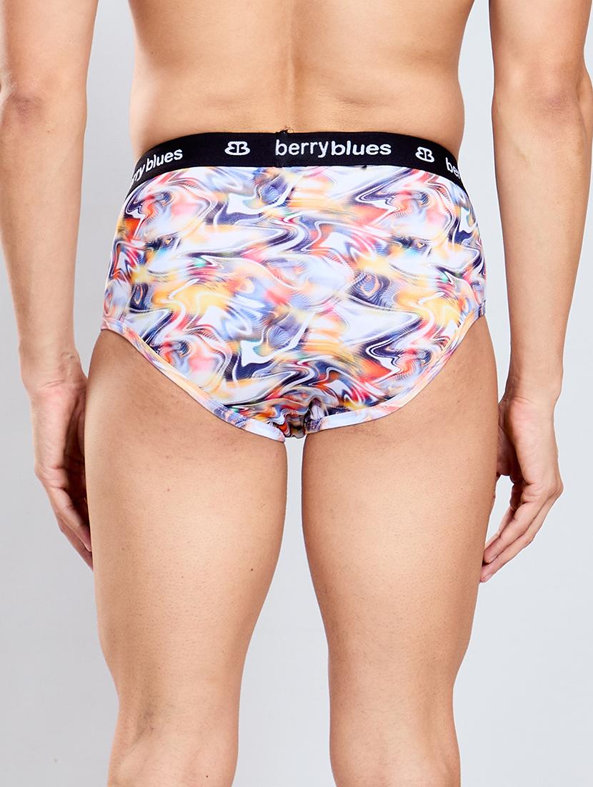 men printed mid rise brief - 22051946 - Standard Image - 3