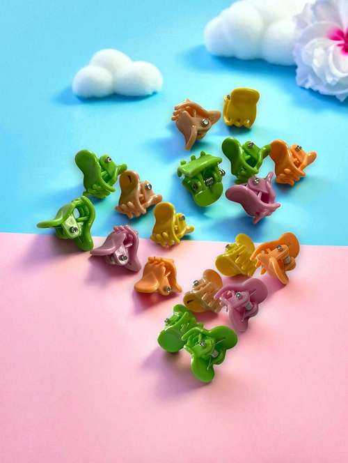 kids colorful plastic hair clips set of 18 - 22051978 -  Standard Image - 0