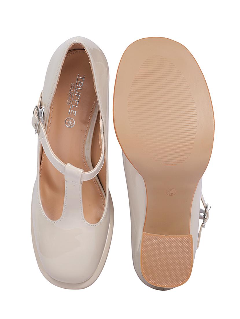 women solid block heel sandal - 22051990 - Standard Image - 5