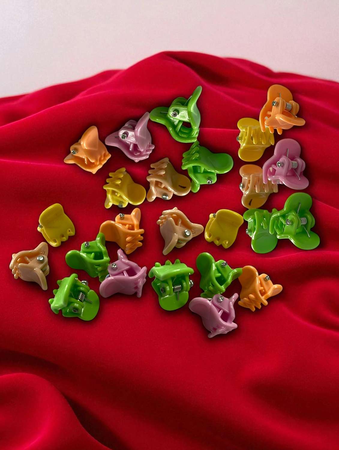 plastic hair clips for kids set