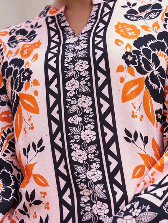 women long sleeve regular fit ethnic co-ord set - 22052043 - Standard Image - 5