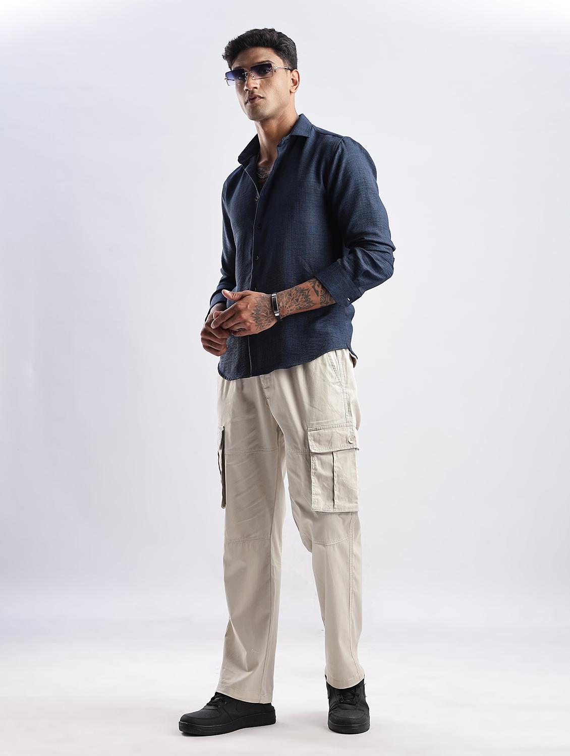 men solid long sleeve regular fit t-shirt - 22052153 - Standard Image - 3