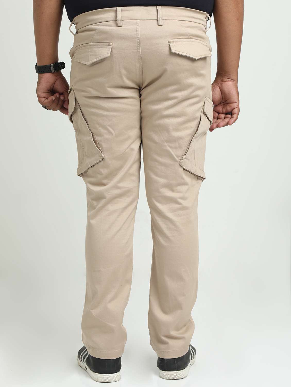 brown cotton cargos - 22052366 - Standard Image - 3