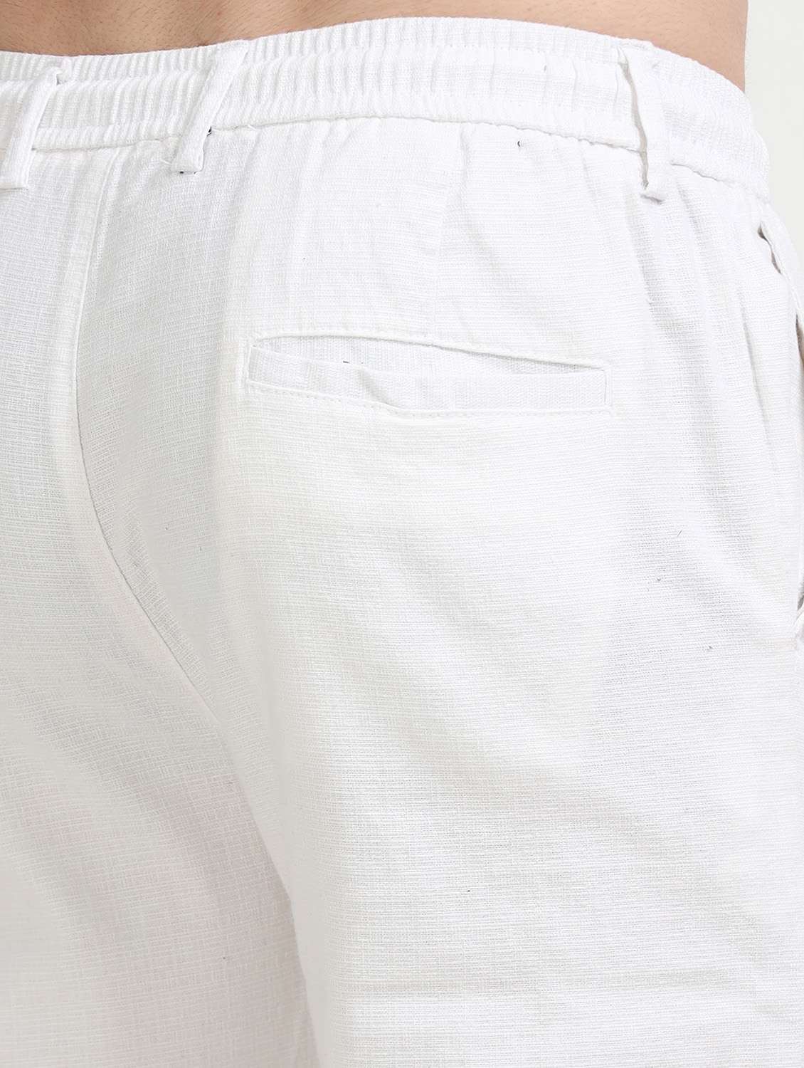 men solid mid rise straight fit chinos  - 22052464 -  Standard Image - 5