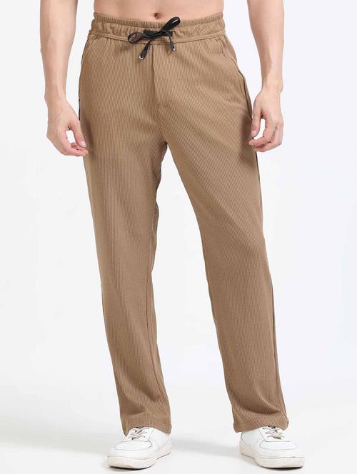 men solid mid rise straight fit chinos  - 22052475 -  Standard Image - 0