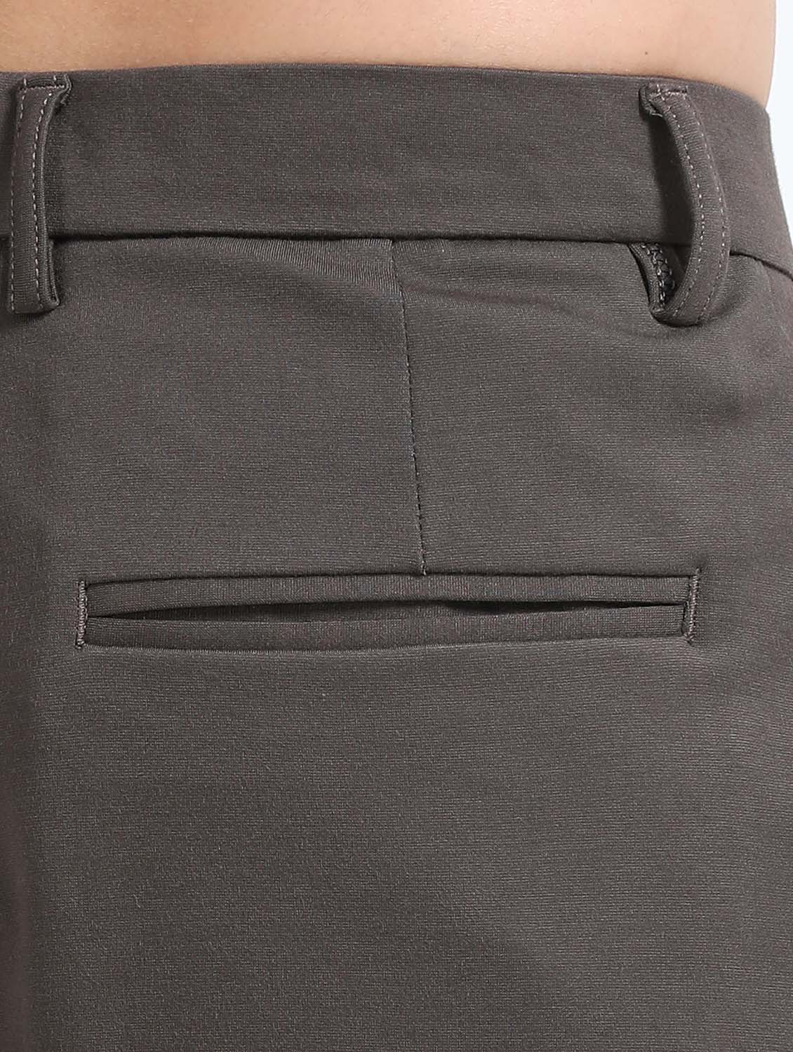 men solid mid rise straight fit chinos - 22052480 - Standard Image - 5