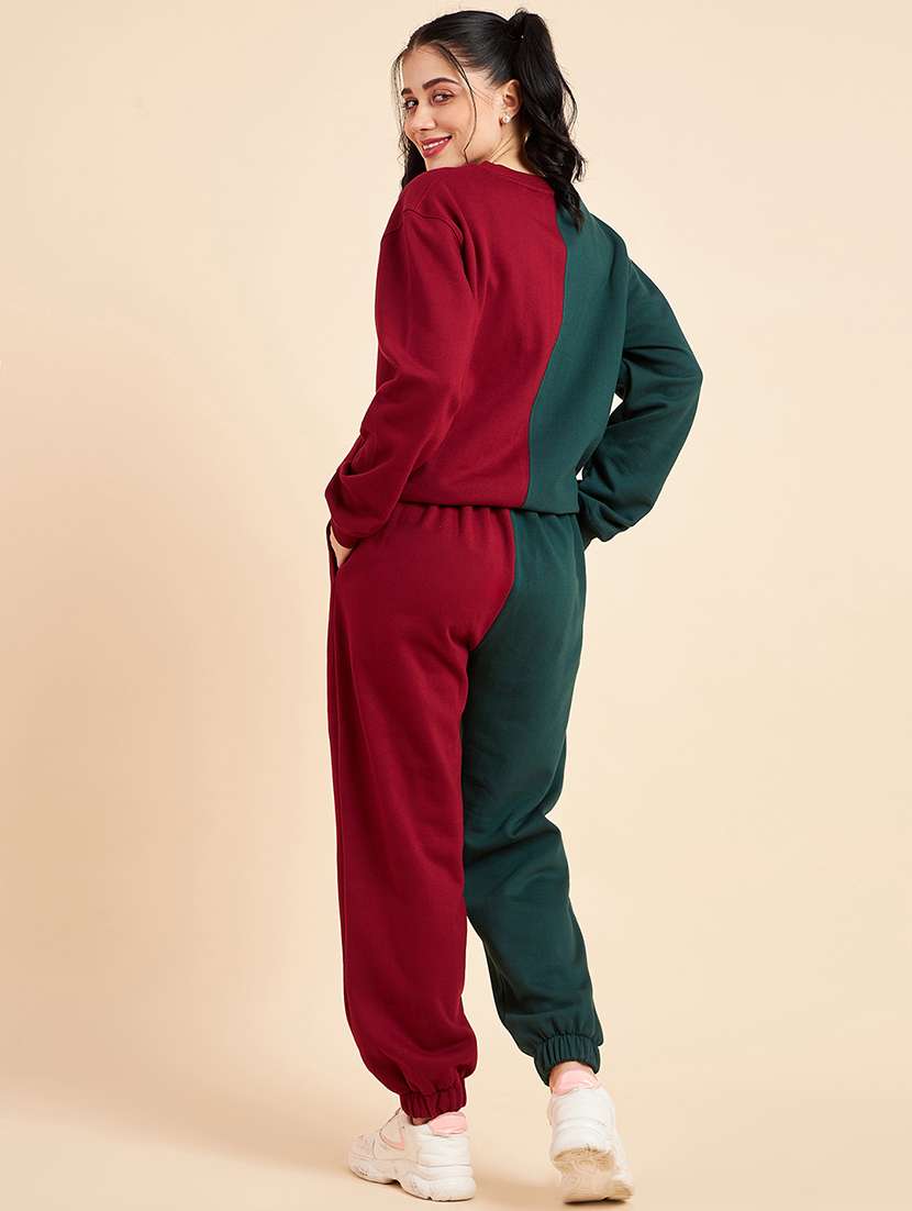 women printed long sleeve active wear co-ord set - 22052620 -  Standard Image - 3