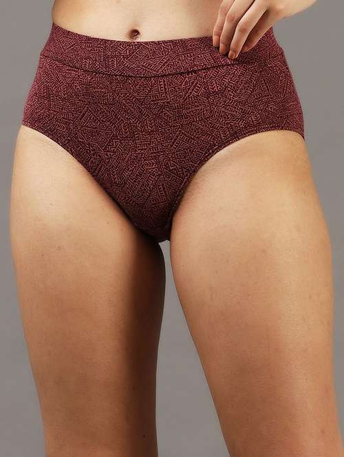 women printed mid rise hipster panty - 22052864 -  Standard Image - 0
