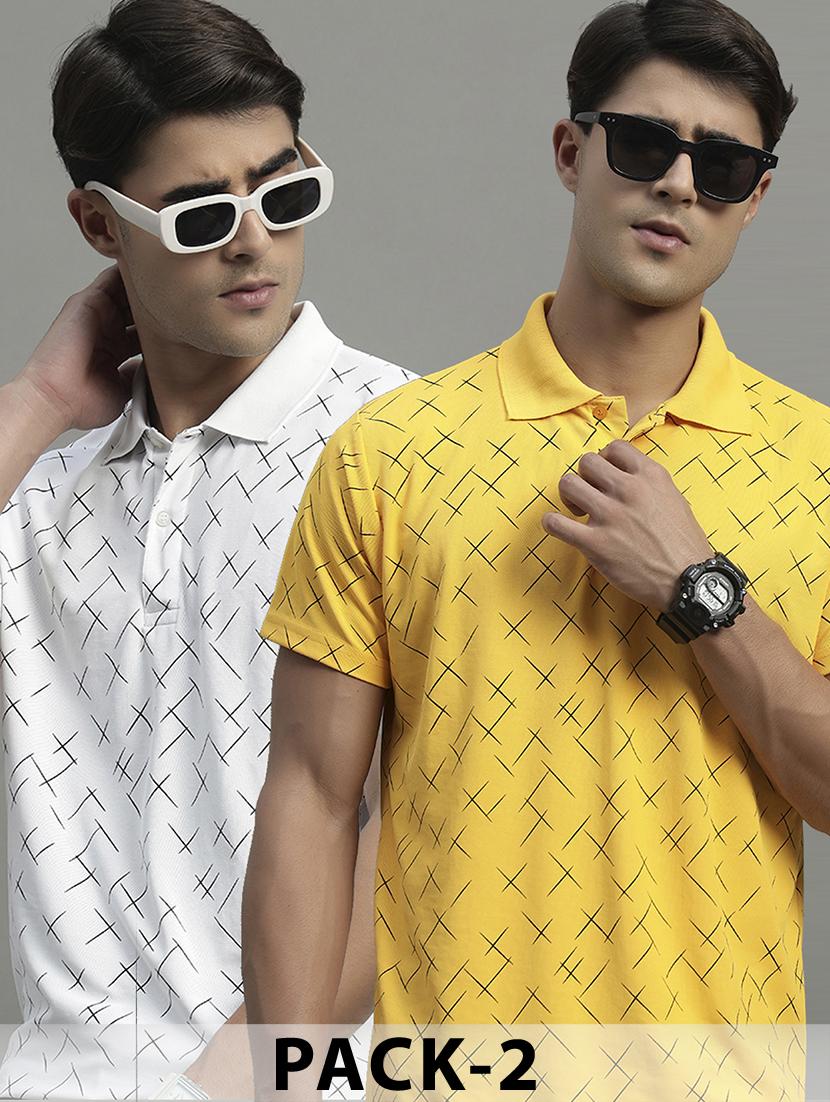 men pack of 2 short sleeve regular fit polo t-shirt - 22052908 - Zoom Image - 0