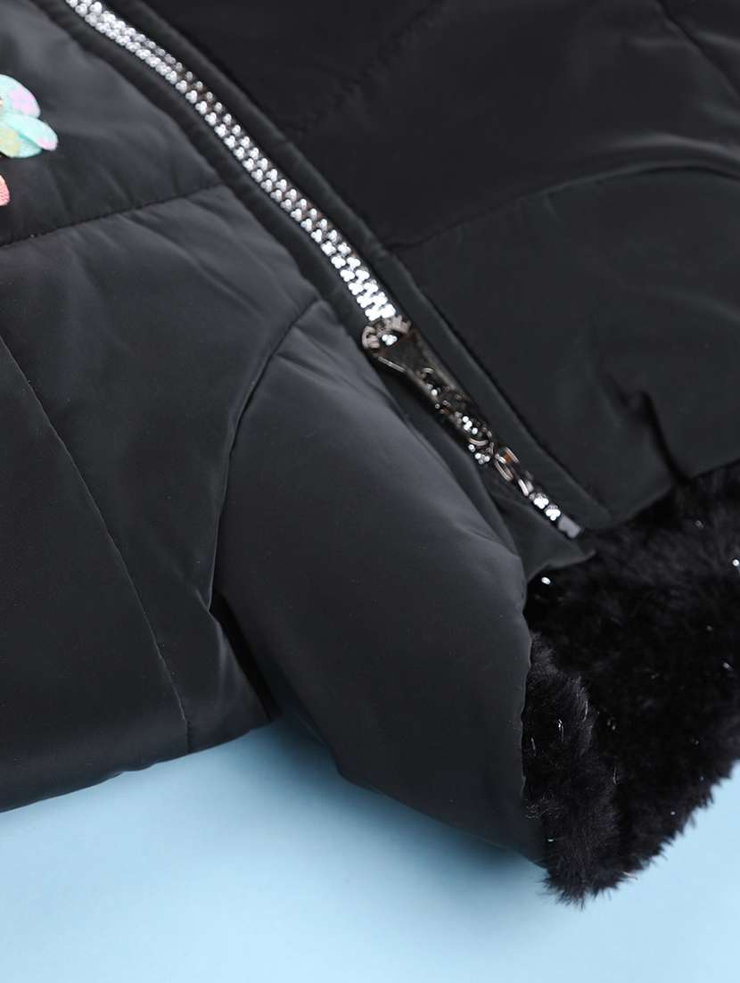 kids solid long sleeve quilted jacket - 22053181 -  Standard Image - 3