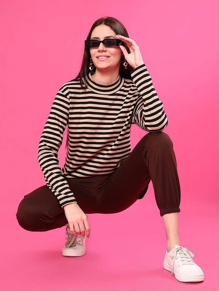 women striped long sleeve t-shirt - 22053284 -  Standard Image - 5