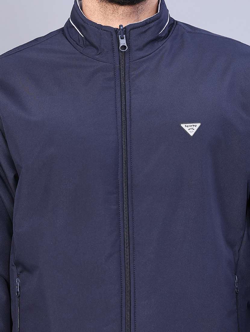 men solid long sleeve regualr fit casual jacket - 22053349 -  Standard Image - 5