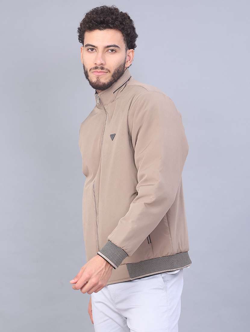 men solid long sleeve regualr fit reversible casual jacket - 22053351 -  Standard Image - 3