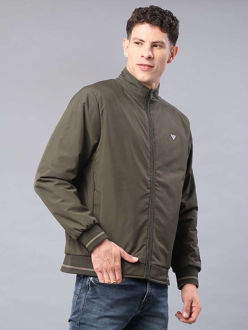 men solid long sleeve regualr fit reversible casual jacket - 22053352 -  Standard Image - 3