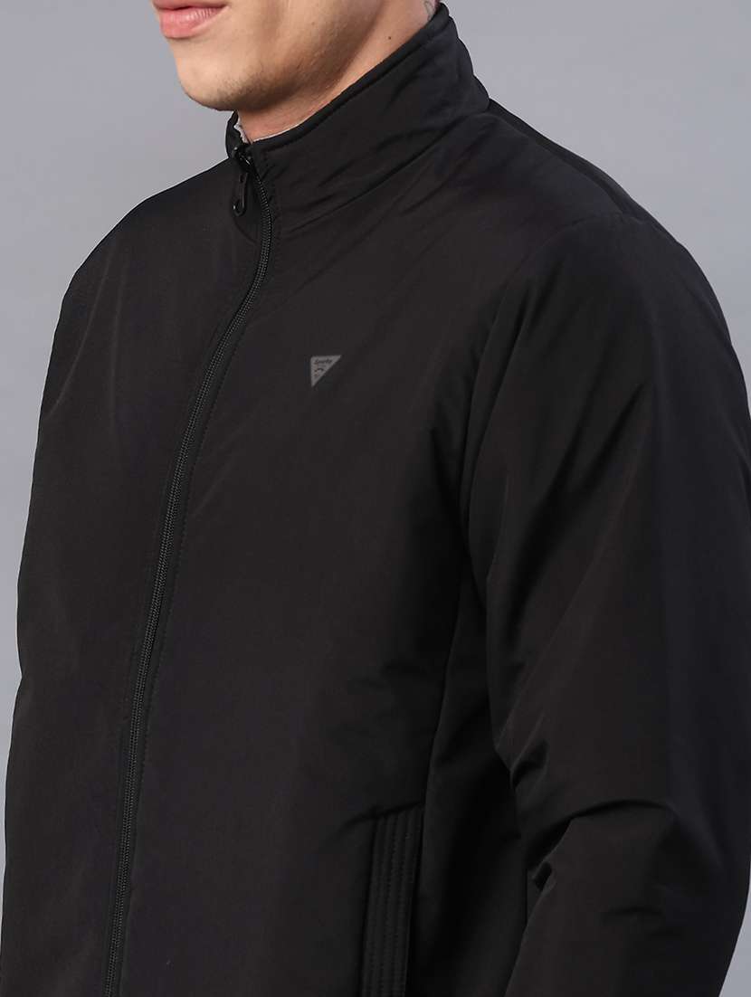 men solid long sleeve regualr fit reversible casual jacket - 22053354 -  Standard Image - 5