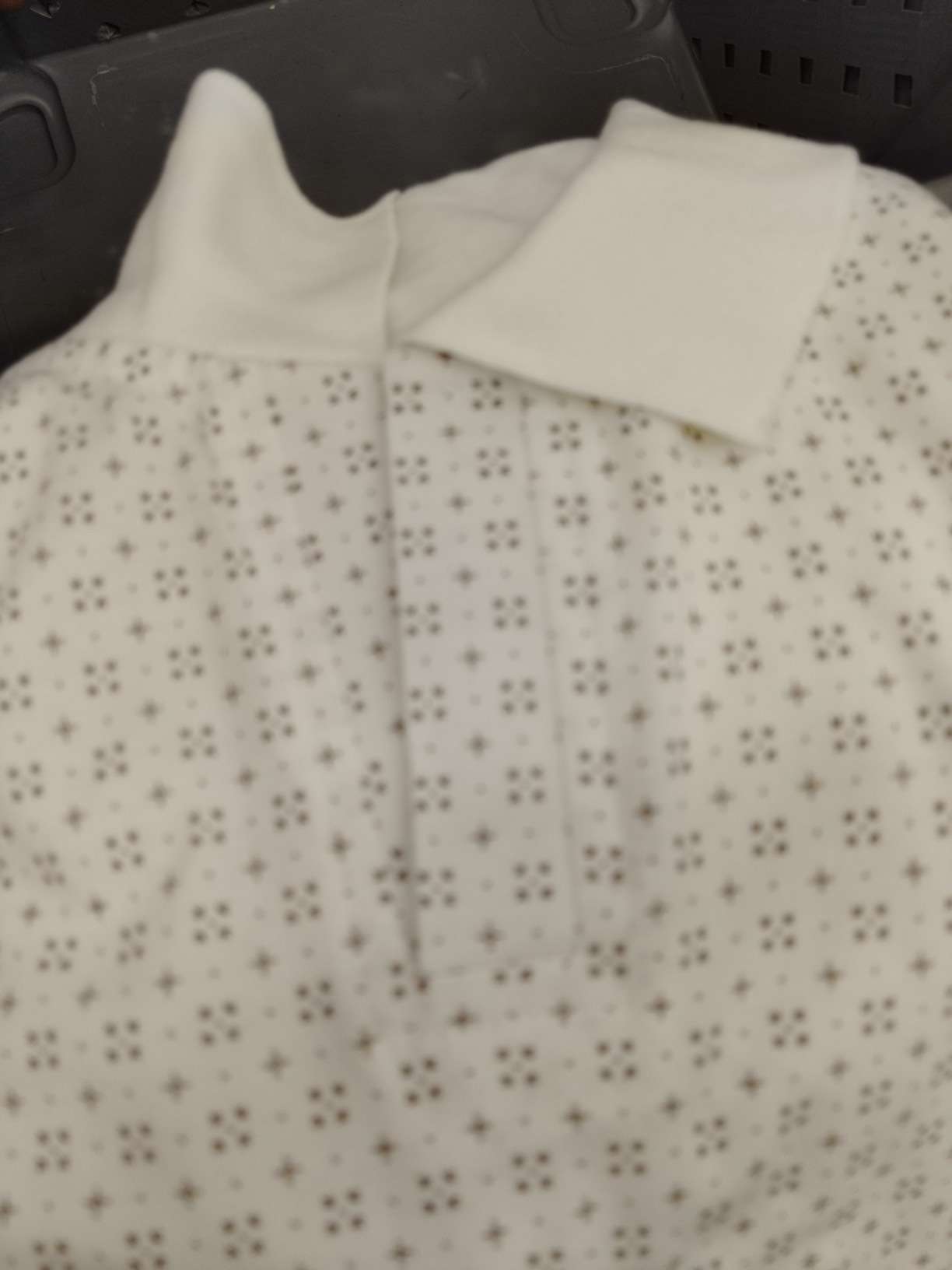 off white poly cotton single jersey tshirt - 22053480 - Zoom Image - 0