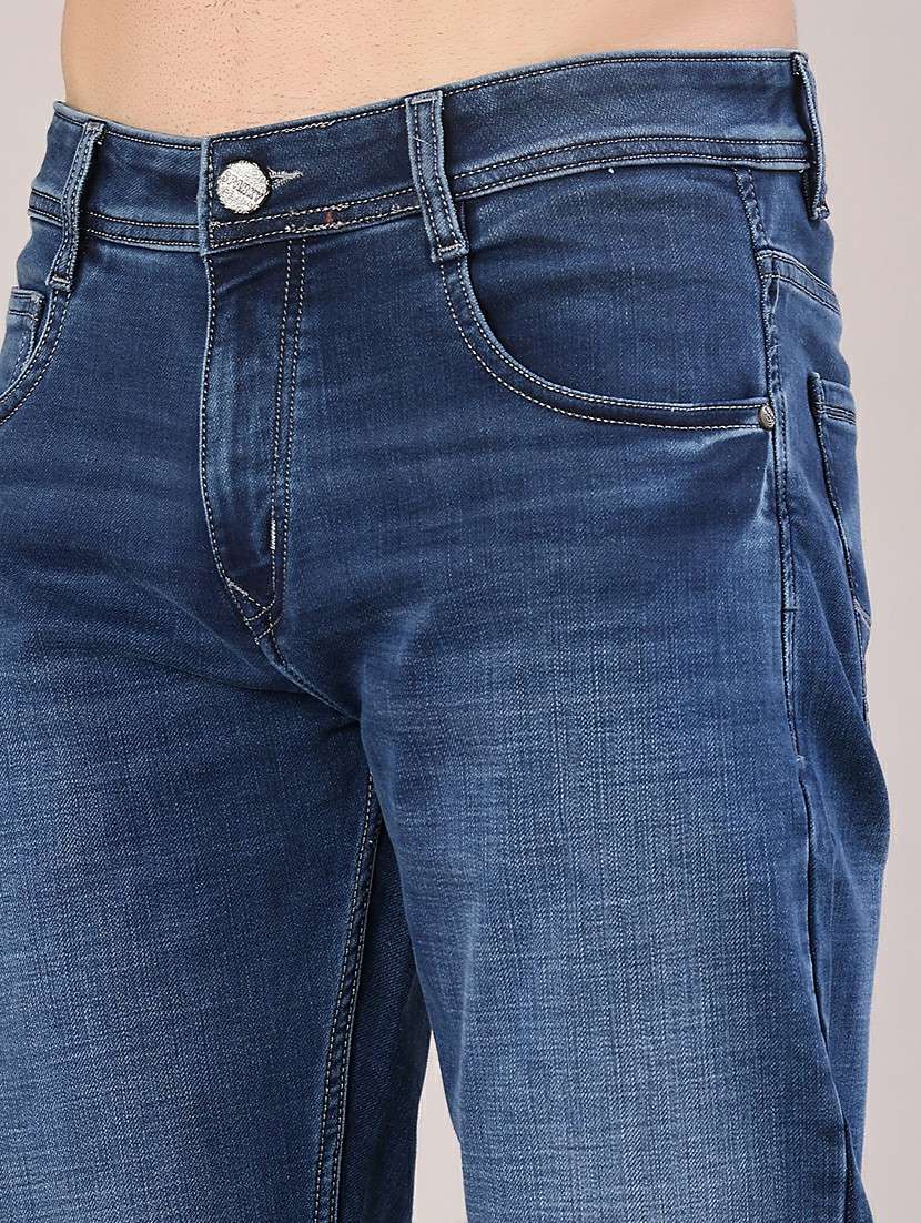 men washed mid rise full length jeans - 22053544 -  Standard Image - 5