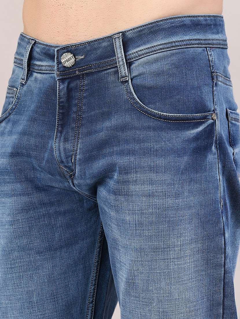 men washed mid rise full length jeans - 22053545 -  Standard Image - 5
