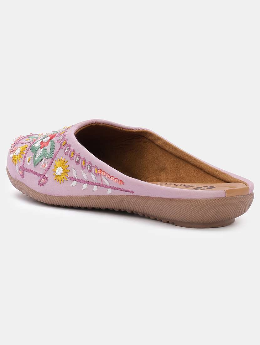 women embroidered slip on juti - 22053828 - Standard Image - 3