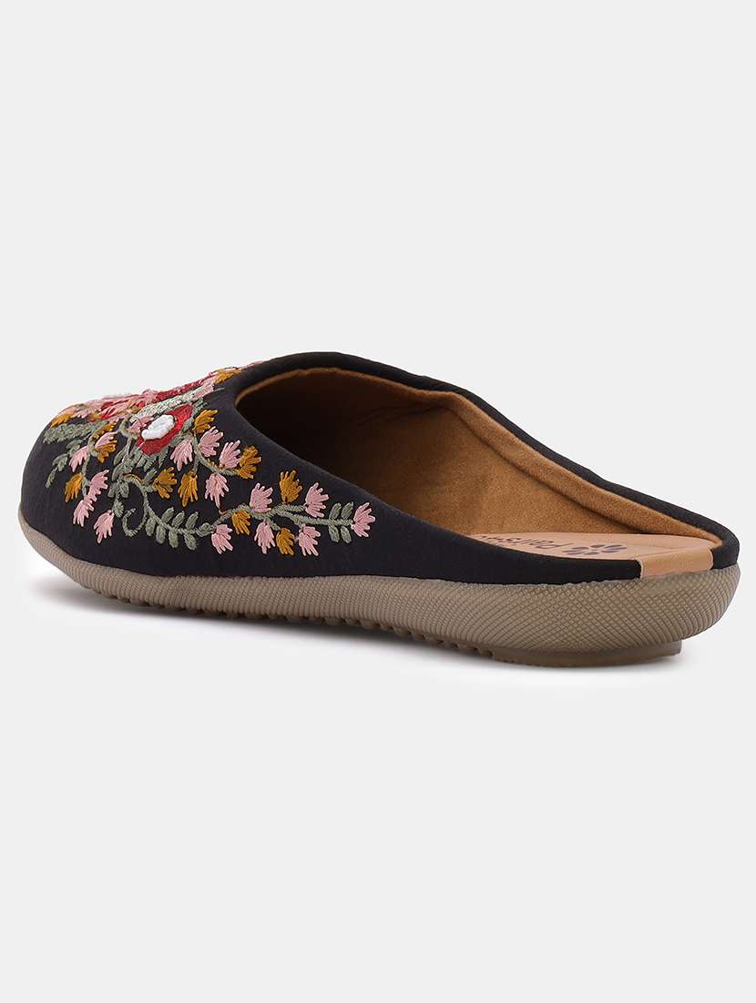 women embroidered slip on juti - 22053838 - Standard Image - 3