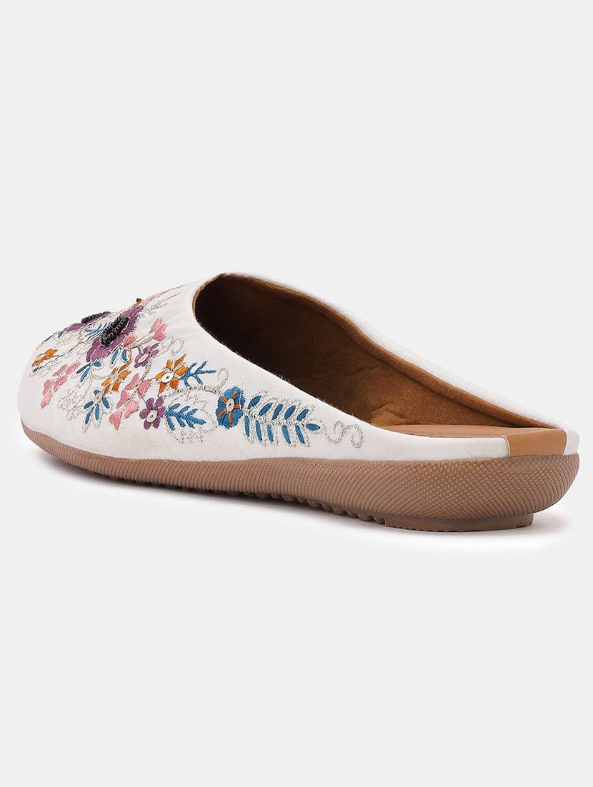 women embroidered slip on juti - 22053843 - Standard Image - 3